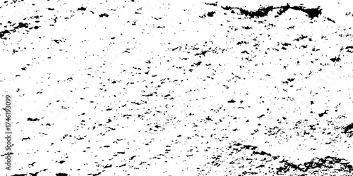 Old grunge black texture design. Grunge background black and white. Overlay textures old damage Dirty grainy and scratches. Distress overlay vector textures.	