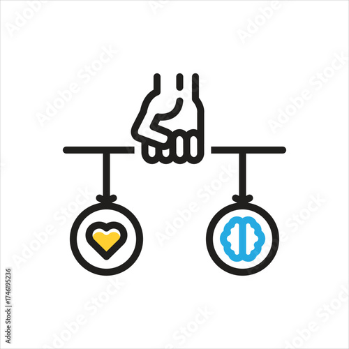 Multi color icon for significantly