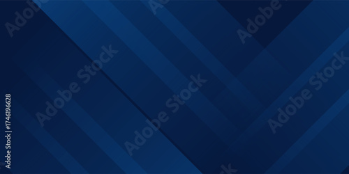 Black dark navy blue silver abstract pattern background. Geometric shape. Line triangle angle fold polygon diamond 3D simple abstract modern