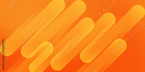 Abstract orange background with diagonal lines. Dynamic shapes composition.good simple art