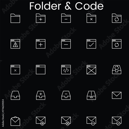 Web icon set. Website set icon vector. for computer and mobile,web mega icon set.