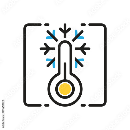 Multi color icon for cold