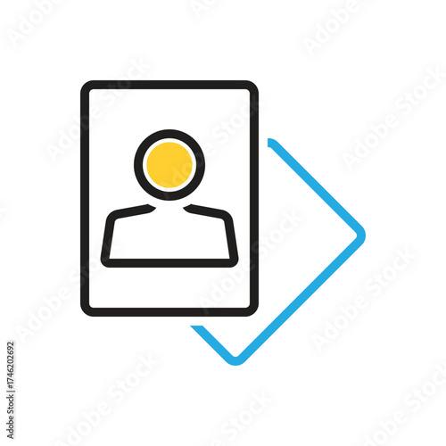 Multi color icon for reveal