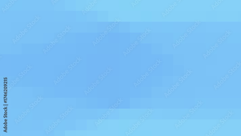 Obraz premium Bright blue gradient pixelated gradient background with square blocks and abstract digital texture