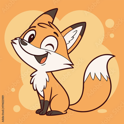 Adorable Fox in Fun Mood