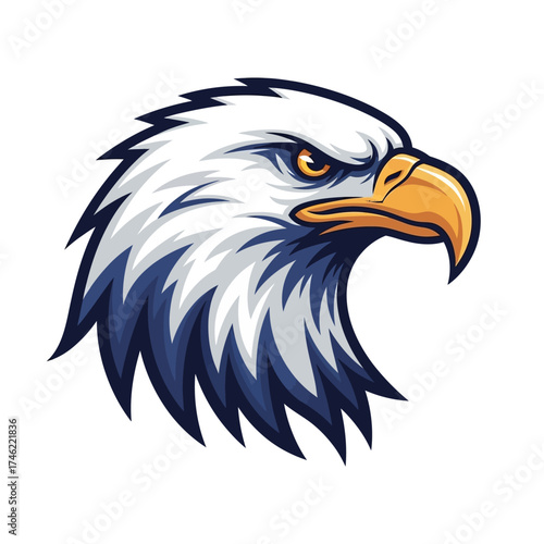 Esport vector logo eagle, eagle icon, eagle head, vector