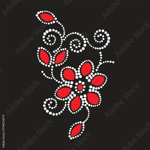 Abstract background with a geometric construction white background pattern