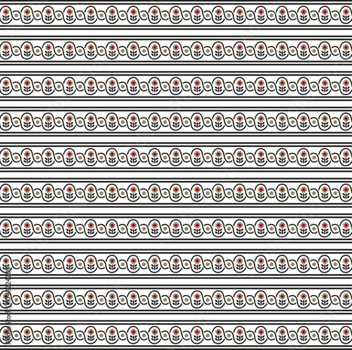 Abstract background with a geometric construction white background pattern
