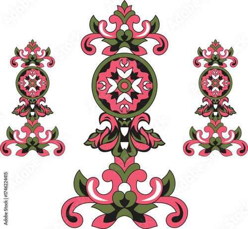 Abstract background with a geometric construction white background pattern
