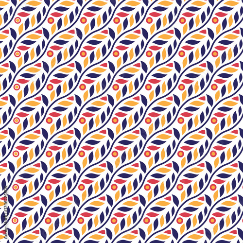 Abstract background with a geometric construction white background pattern