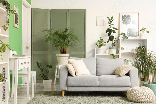 Interior of stylish living ...