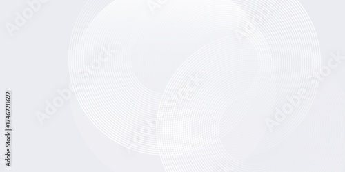 Simple nice grey background with dynamic circle modern pattern