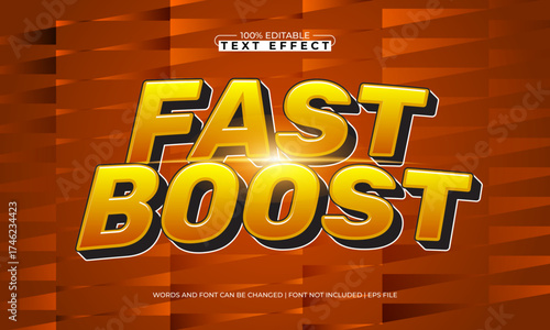 fast boost editable text effect