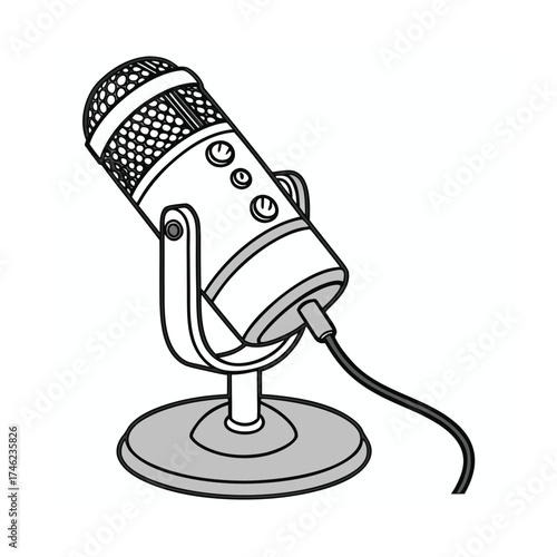 Podcast Microphone Icon