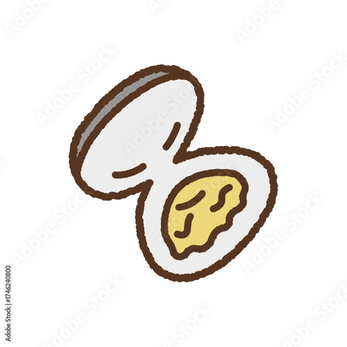 手書き風のアイコン　あさり