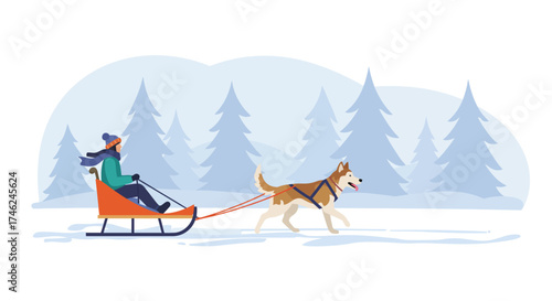 Dog Sledding Through a Winter Wonderland A Joyful Ride