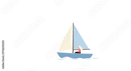 Sailing Away A Peaceful Voyage on the Water