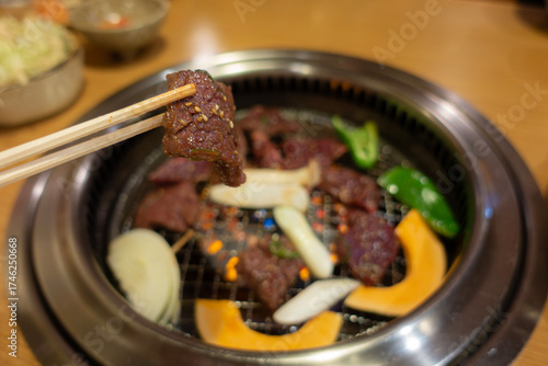'Yakiniku' is grilled meat that you get to cook by yourself