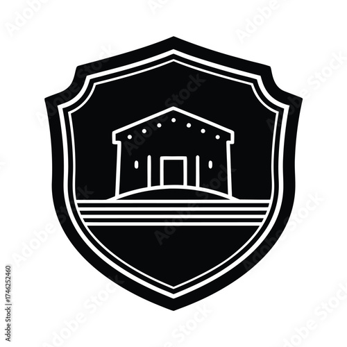 Ancient History Site Badge Illustration