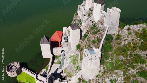 Explore Golubac Fortress in Eastern Serbia for stunning views and historical significance by the Danube River