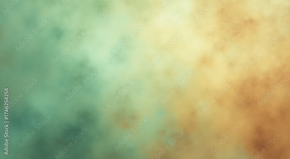 Obraz premium Green and brown blended tie dye textile texture