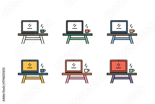 Modern Laptop Minimal Art