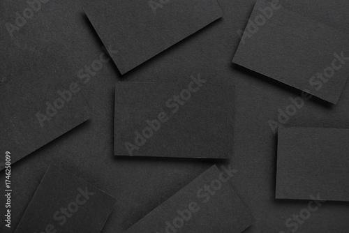 Many different blank busine...