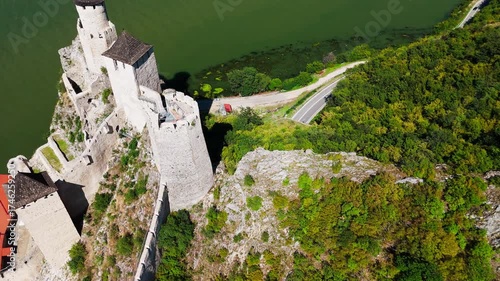 Explore Golubac Fortress above the Danube River in Eastern Serbia with breathtaking views and rich history