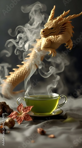 Wallpaper Mural chinese dragon in the sky Torontodigital.ca