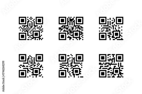 QR Code Minimal Style  