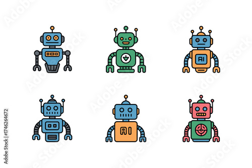Robot AI Head Design  