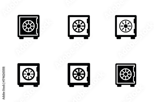 Safe Vault Security Icon  
