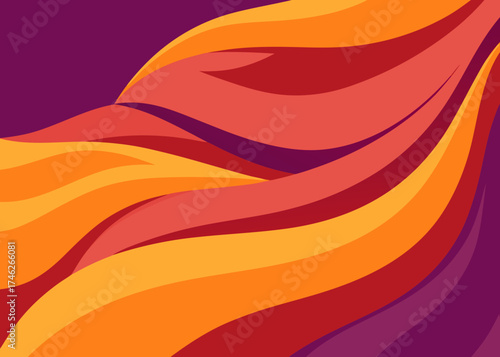 Elegant Abstract Fabric Folds with Soft Gradient