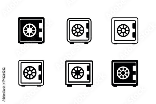 Safe Vault SafeBox Icon  