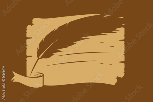 vintage paper texture ink brush pattern