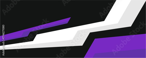 Car decal wrap design vector. Graphic abstract stripe racing background kit designs for vehicle, race car and livery
