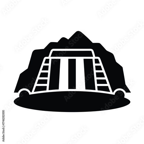 Archaeological Monument Vector Icon