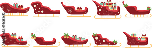 Christmas Sleigh Illustration