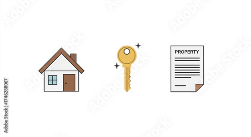 Dream home keys and property contract symbolize new beginnings, security, and exciting possibilities for homeowners and real estate investors alike
