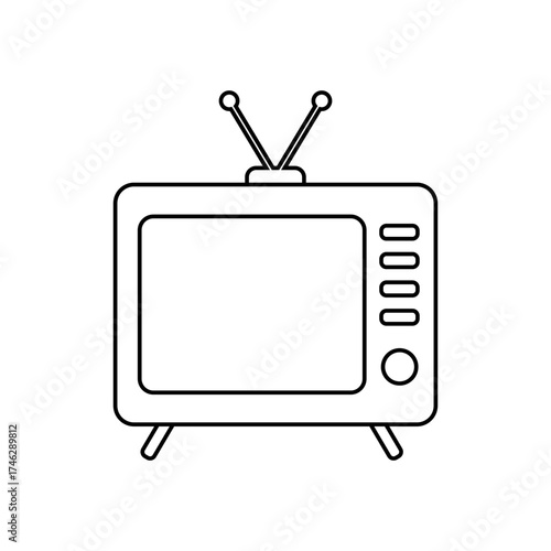 retro tv icon