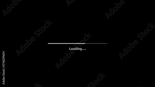 Wallpaper Mural Year loading bar symbolizes time and progress. Digital interface represents update, process and patience. Torontodigital.ca