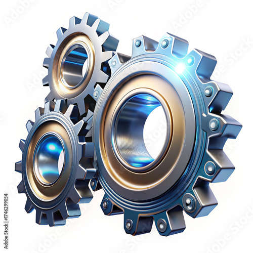 Automation Icon – 8K Ultra Realistic Business Efficiency and Technology Symbol