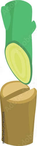 Cleft grafting technique being used to join a scion to a rootstock, promoting plant growth and propagation