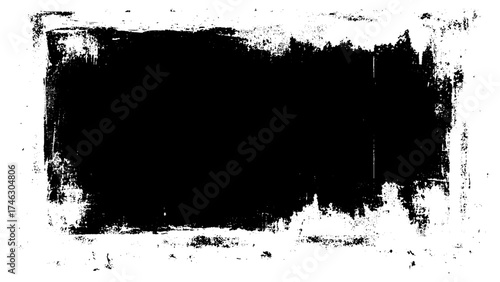 Black grunge banner for your design. Abstract painted background templates. grungy banners.
