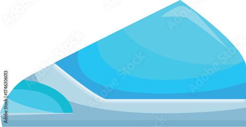 Modern maglev train rapidly traversing its designated route, showcasing advanced transportation technology