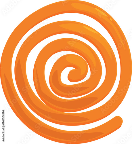 Delicious jalebi, a crispy and syrupy treat, forming an inviting spiral