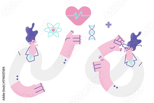 Medical research and science concept