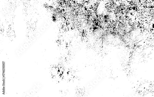 Abstract monochrome background. Black and white texture pattern. Grunge texture. Vector illustration.