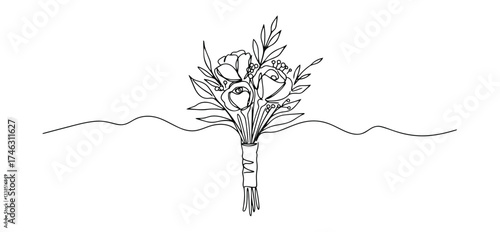Sketch of a lulav and etrog on a white background