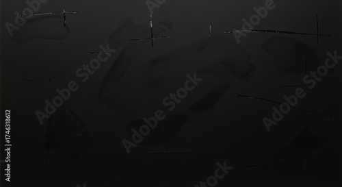Dark black abstract background smooth gradient texture for graphic design elegant simple backdrop for presentation